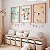 Kit 3 Quadros Infantil Ursinhos Amorosos Coroa Abecedário - Imagem 1