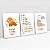Kit 3 Quadros Infantil Dinossauros Números Roar - Imagem 2