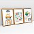 Kit 3 Quadros Infantil Mapa da Cidade Carro Chuva Caminhão - Imagem 3