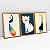 Kit 3 Quadros Quarto Infantil Animais Mágicos Coloridos - Imagem 3