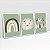 Kit 3 Quadros Quarto Infantil Hakuna Matata Leão Arco-íris - Imagem 2