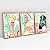 Kit 3 Quadros Quarto Infantil Cores Pasteis Girafa Zebra e Arara - Imagem 4