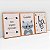Kit 3 Quadros Quarto Infantil Meu Pequeno Explorador Guaxinim Love - Imagem 4