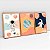 Kit 3 Quadros Quarto Infantil Astronauta Explorador de Planetas Coloridas - Imagem 4