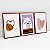 Kit 3 Quadros Quarto Infantil Urso Polar de Óculos Corações Abstratos - Imagem 5