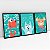 Kit 3 Quadros Quarto Infantil Dinossauro Gato Urso  Nuvens Estrelas Folhas - Imagem 6
