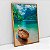 Quadro Decorativo Com Moldura Barco Na Ilha - Imagem 4