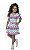 Vestido Manga Estampado Cotton - Imagem 1