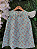 Vestido trapézio com manga babado - Imagem 1