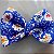 Vestido em algodão Azul Floral (12 - 18 meses) - Imagem 2