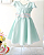 Vestido Infantil algodão dupla face - Imagem 1