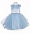 Vestido Infatil Tulê Azul - Imagem 2