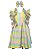 Vestido Infantil listrado com Babados - Imagem 3