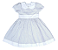 Vestido Infantil branco com poá preta 12/18 meses - Imagem 2