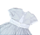 Vestido Infantil branco com poá preta 12/18 meses - Imagem 3