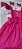 Jardineira infantil rosa fucsia com blusa branca de laise - Imagem 5