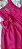 Jardineira infantil rosa fucsia com blusa branca de laise - Imagem 7