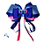 Laço de cabelo infantil inspiração Stitch - Imagem 2