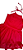 Vestido vermelho frente única - Imagem 2