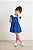 Vestido Infantil Azul Marinho - Imagem 1