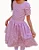 Vestido Infantil Laise Rosa - Imagem 4