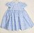 Vestido Infantil Batinha Laise Azul - Imagem 1
