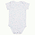 Body Bebê Estampado Manga Curta Branco "bolinhas" - Imagem 1