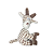 Zebra de Pelúcia Pet - Imagem 1