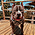 Bandana Pet Xadrez Preto e Branco - Imagem 3