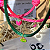 Super Shinebox colar verde, pink e rosa neon com berloque supresa - Imagem 2