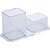 Acessório para Mesa Dellocolor Porta LÁPIS/CLIPS - Cristal - Imagem 1