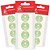 Etiqueta Comemorativa Redonda Verde "feliz Páscoa" - Pacote com 100 Unidades - Imagem 2