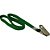 Cordão para Crachá Tecido Verde com Presilha Jacaré PCT com 10 - Imagem 3