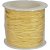 Cordão de Cetim 1MM Ouro com 20M - Imagem 1