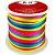 Cordão de Cetim 1MM Multicolorido - Rolo com 20 Metros - Imagem 1