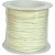 Cordão Cetim 1MM Branco com 20M - Imagem 2