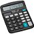 Calculadora de Mesa 12 Dígitos 14,8X11,9X3,8CM Preta - Imagem 1