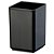 Acessório para Mesa Porta Lápis Acrílico Preto - Imagem 1