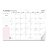 Agenda Planner Permanente Mensal de Mesa 20 Folhas - Pacote com 5 - Imagem 2