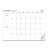 Agenda Planner Permanente Mensal de Mesa 20 Folhas - Pacote com 5 - Imagem 3