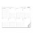 Agenda Planner Permanente Semanal de Mesa 36 Folhas Pacote com 05 - Imagem 3