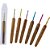 Agulha para Crochê Milward Bambu 312 Rosa PCT com 06 - Imagem 1