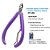 Alicate Higiene Pessoal para Cutícula com Cabo PLAST Roxo - Imagem 3