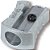 Apontador sem Depósito Metal Classic 1 Furo - Display com 20 - Imagem 3