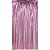 Cortina Metalizada Rosa 1X2M para Decoração - Imagem 1