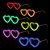 Artigo para Festa óculos Bastão Neon Coração Pacote com 12 - Imagem 3
