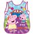 Avental Escolar Decorado Peppa PIG com Bolso - Imagem 2