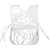 Avental Escolar Liso Cristal Grande 52X37CM Pacote com 6 - Imagem 1