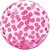 Balão Bubble Poa Rosa 45CM - Imagem 1