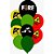 Balão Decorado KIT Buquê Fire (S) PCT com 10 - Imagem 2